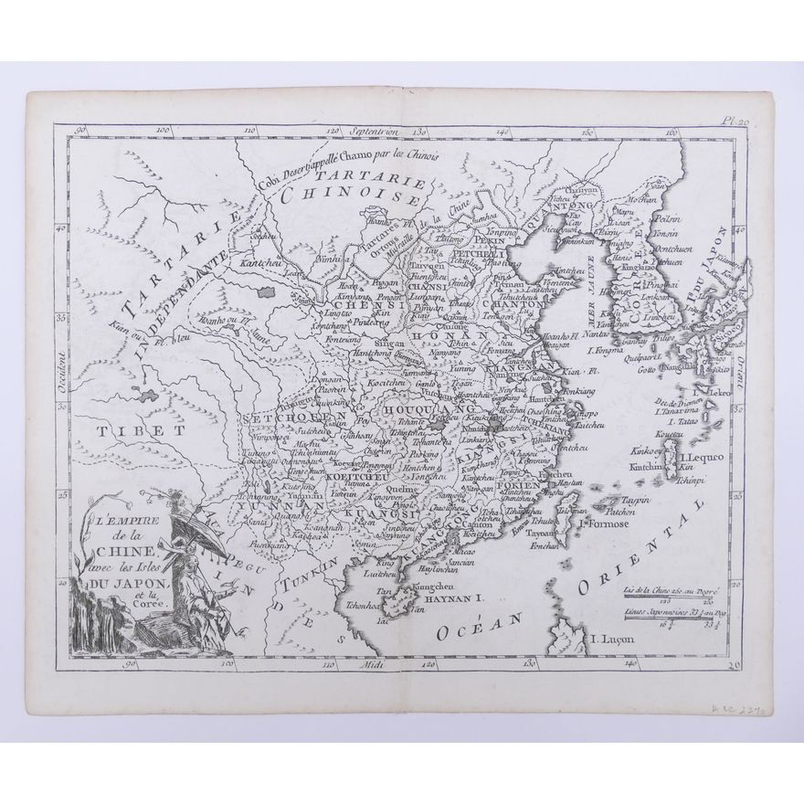 LaPorte, L'Empire de la Chine avec Japon. 1796