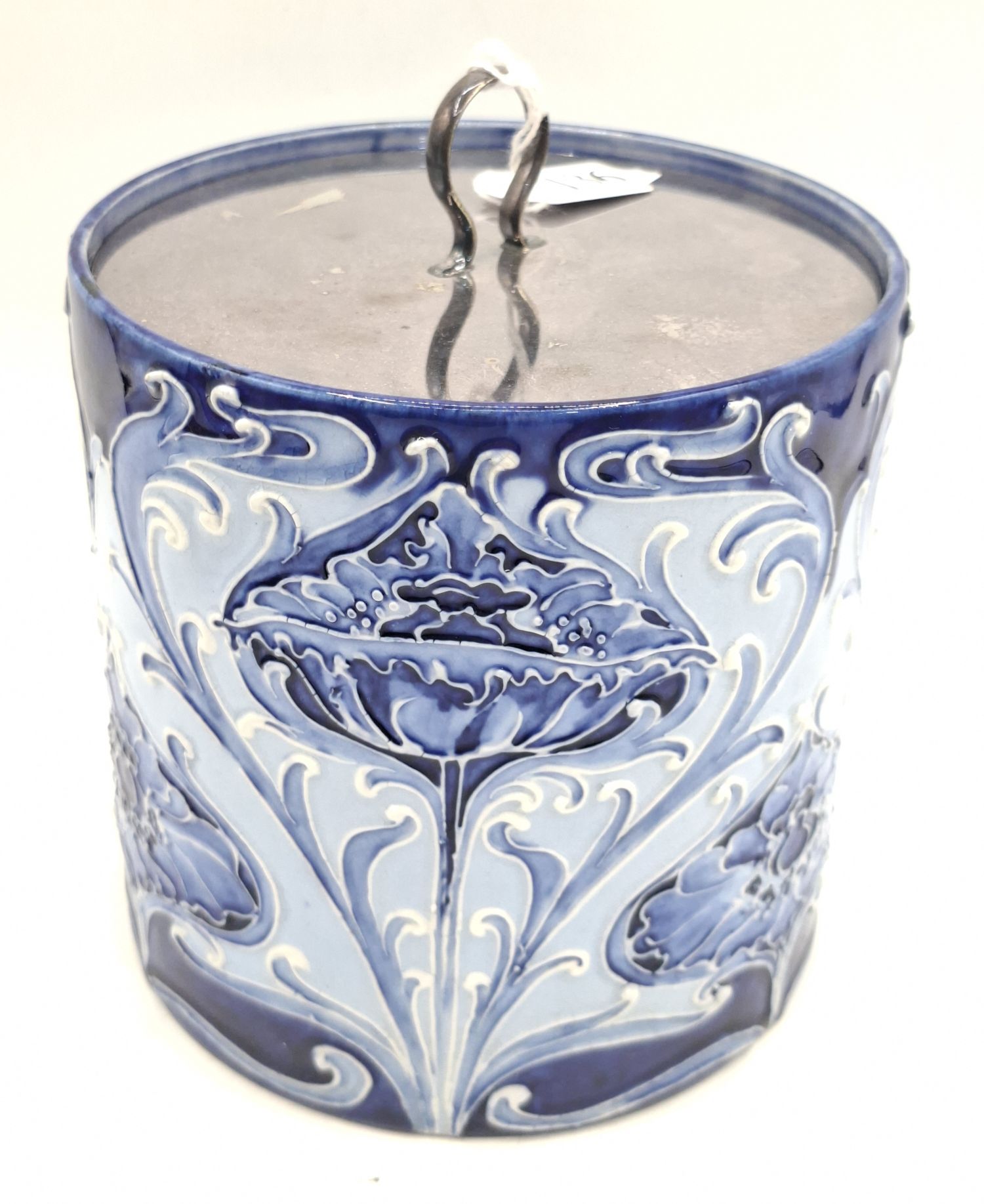 FLORIAN WARE BISCUIT BARREL