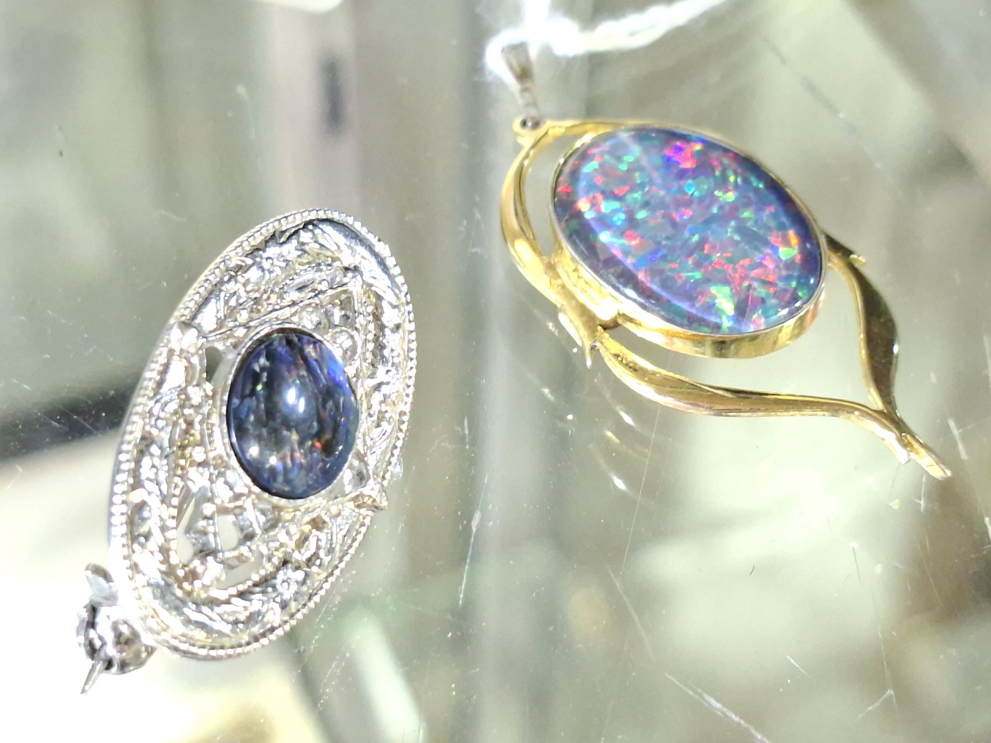 Opal Pendant With Brooch