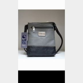 STONE CO GREY LADIES SMALL POUCH SLING - 51626/13722