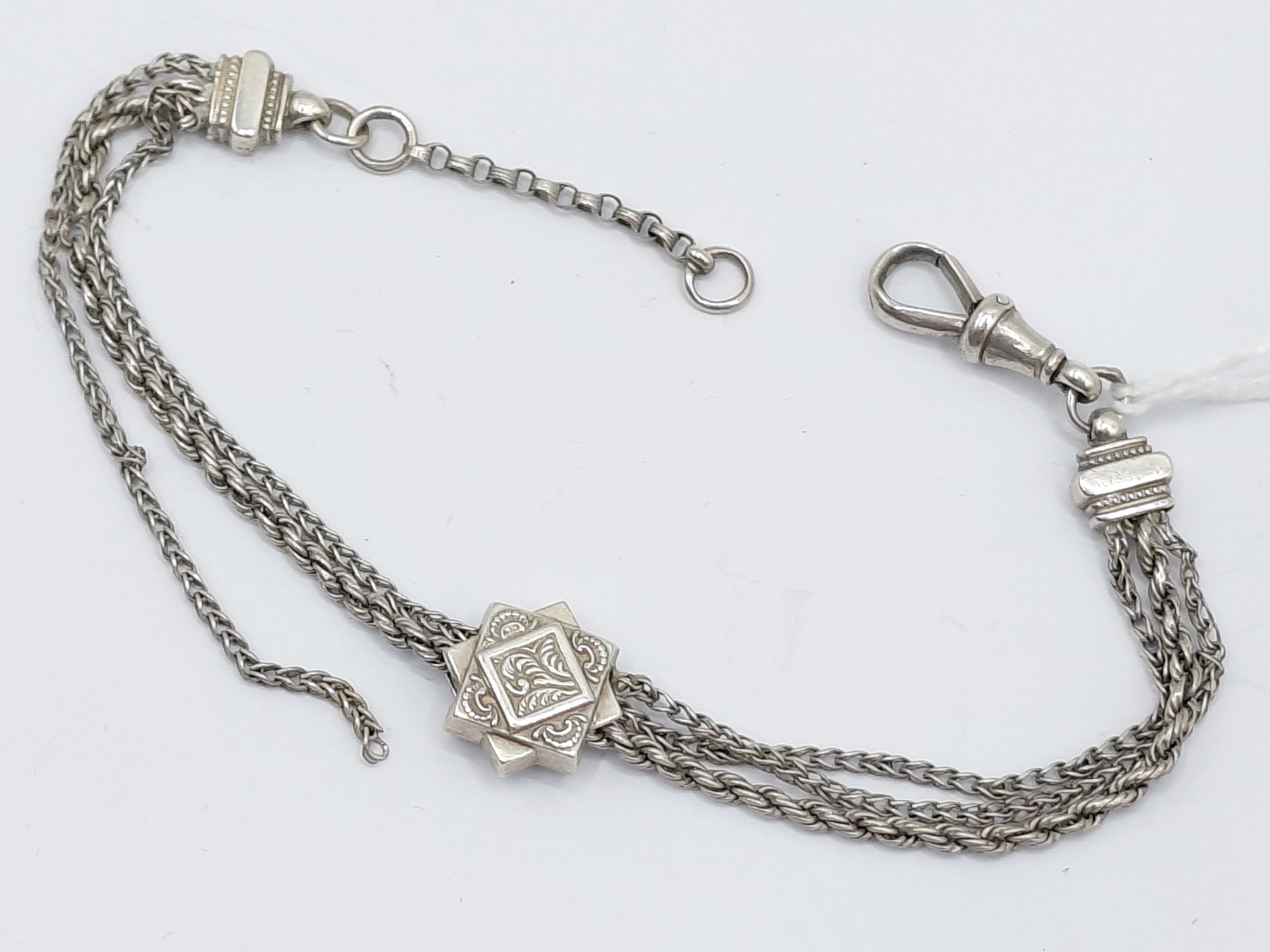 ANTIQUE SILVER ALBERTINA CHAIN