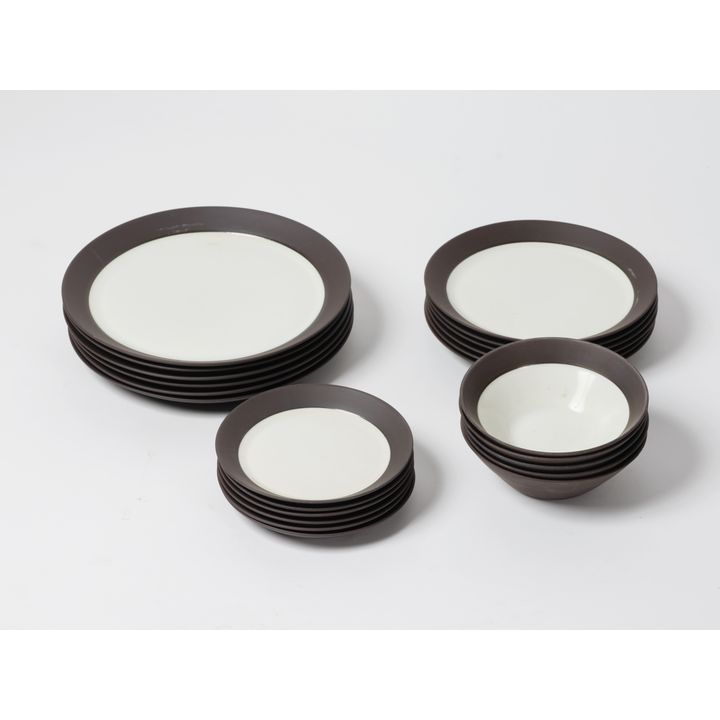 Jens Quistgaard for Dansk - A quantity of ‘Flamestone’ dinnerware