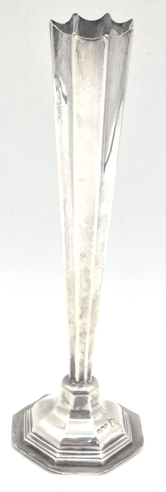 Sterling Silver Art Nouveau Bud Vase