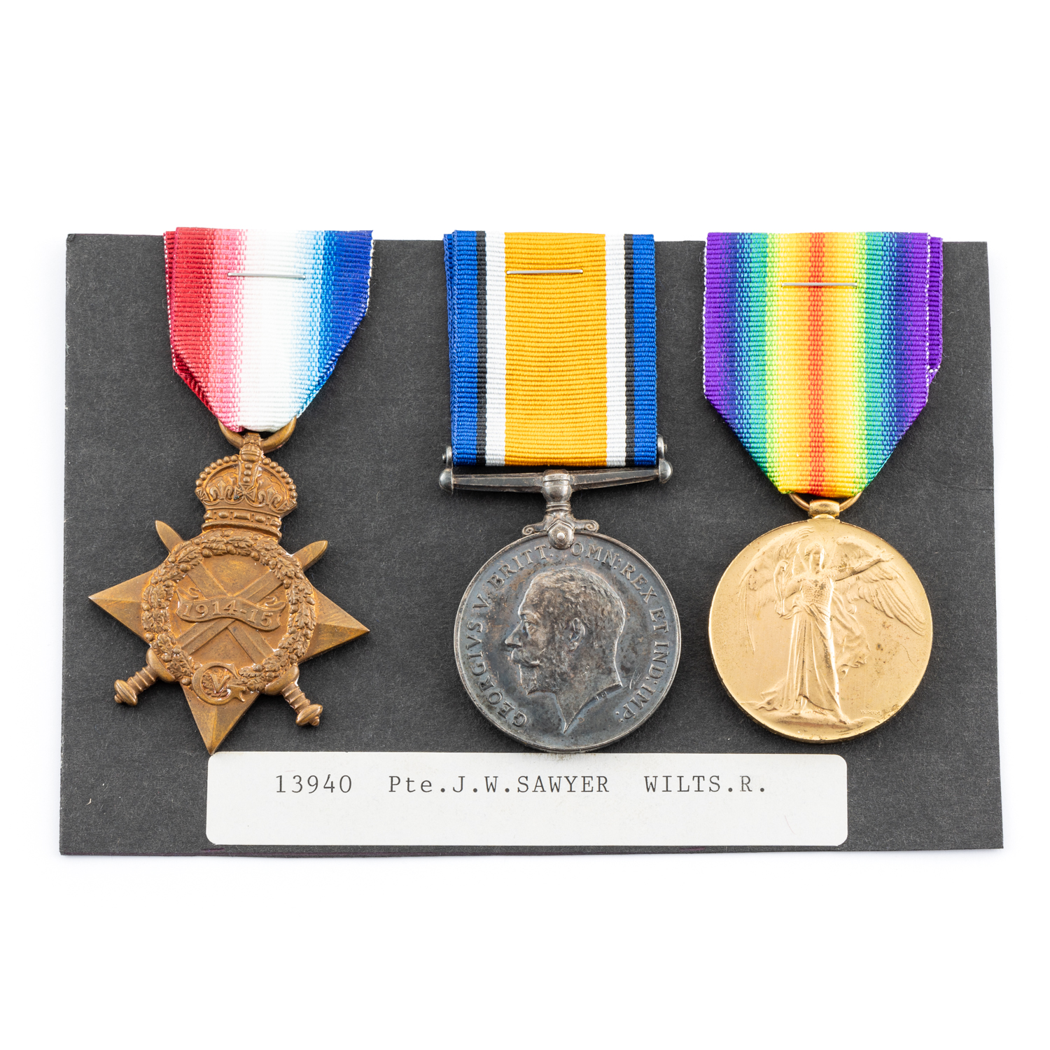 Great Britain, 1914 - 15 Star Trio, WWI,