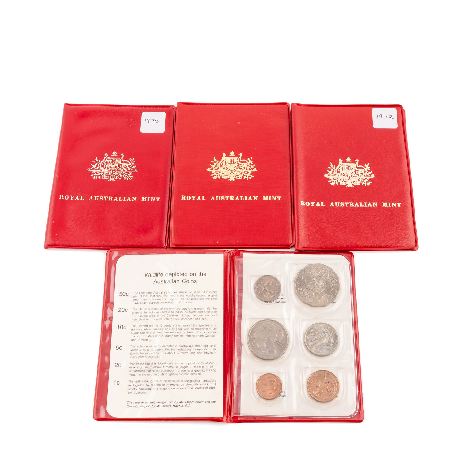 Elizabeth II, Accumulation, 1969-1972, UNC