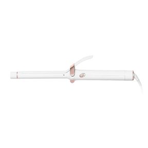 T3 SINGLEPASS CURL PROFESSIONAL CURLING IRON CUSTOM BLEND CERAMIC LONG BARREL CURLING AND WAVE IRON WITH ADJUSTABLE HEAT SETTINGS