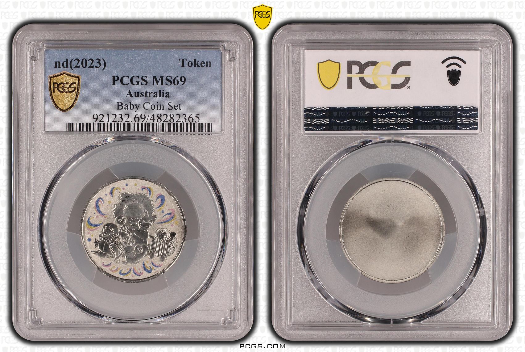 Elizabeth II, Baby Coin Set , Token, 2023, PCGS MS69