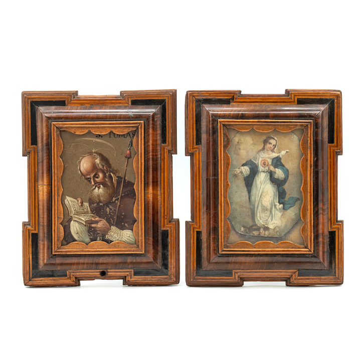 Par de obras de Arte Sacro