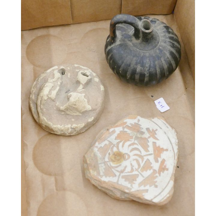 Box Ancient Ceramic Fragments