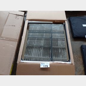 SQUARE MIRROR 60CM X 60CM - BLACK FRAME - 60 X 60
