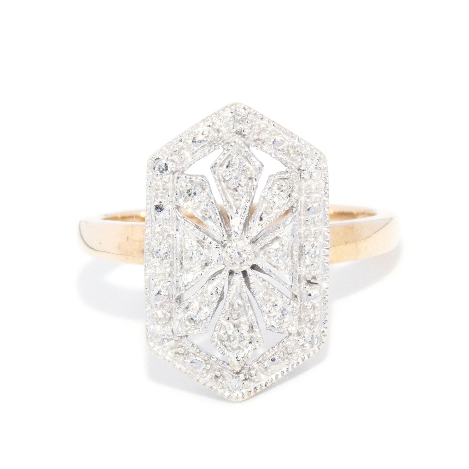 9ct Diamond Ring