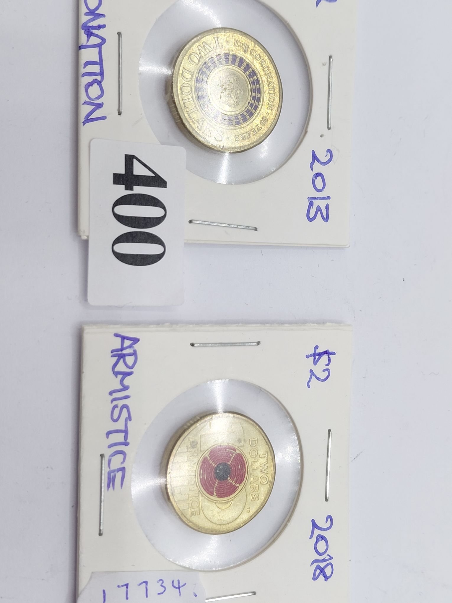 400 · $2 COMMEMORATIVE COINS