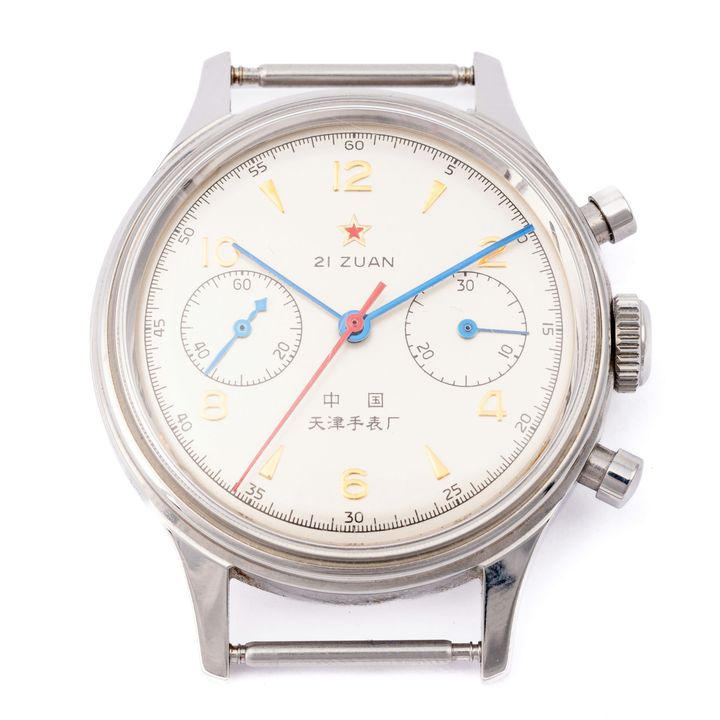 Tianjin Seagull Military Chronograph Watch 38mm, Circa 2000s,