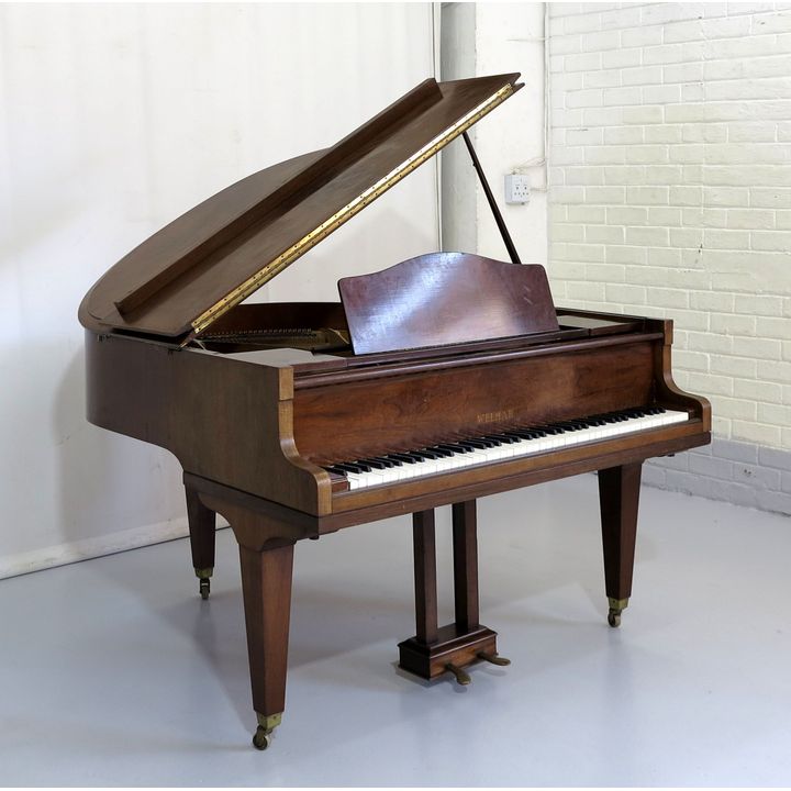 WELMAR MAHOGANY BABY GRAND PIANO