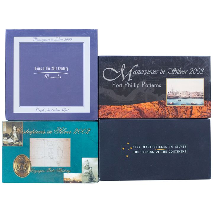 Elizabeth II, Masterpieces in Silver, 1997 - 2003, FDC