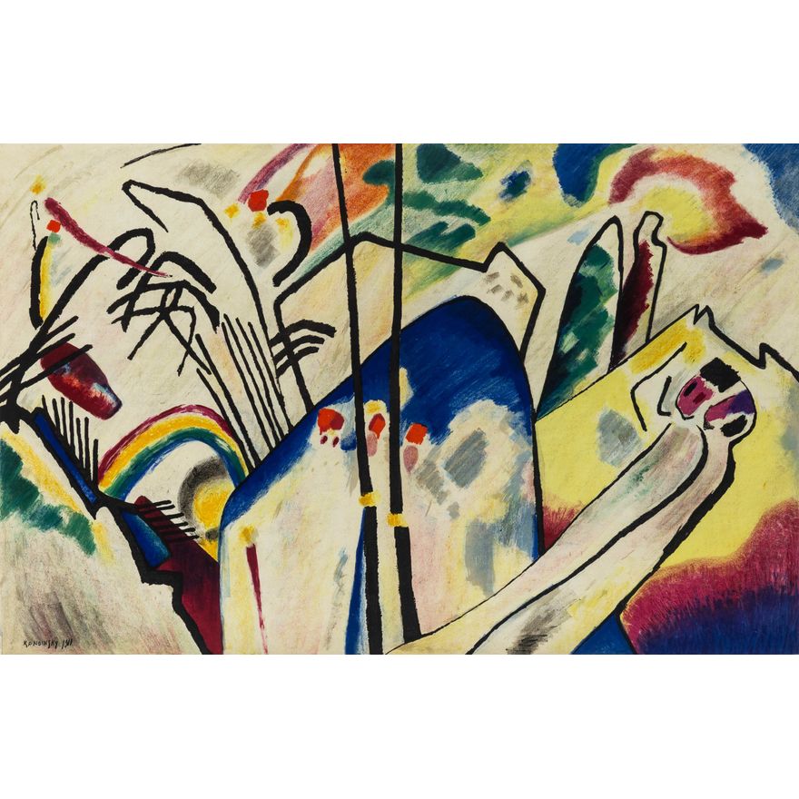 Wassily Kandinsky | Kompozycja IV, 1911/1955