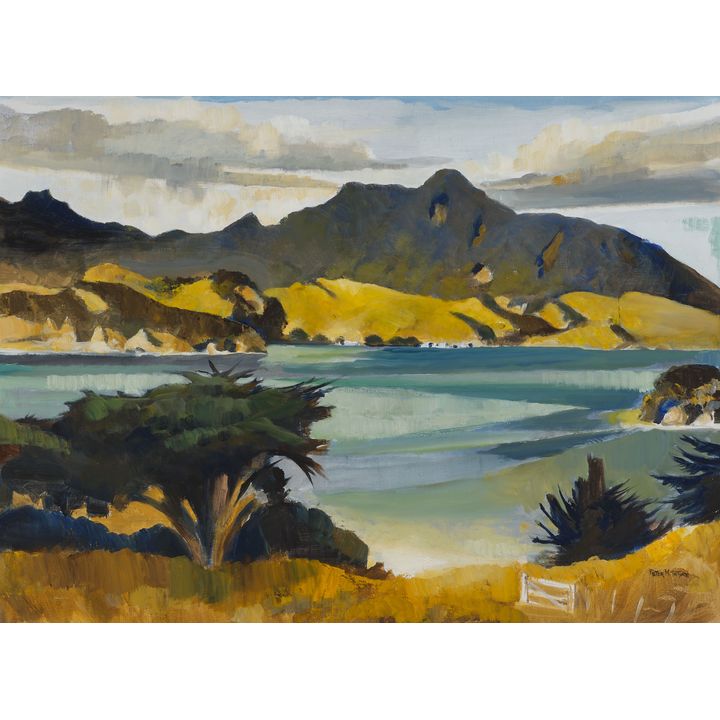 Peter McIntyre 'The Heads, Whangarei Harbour'