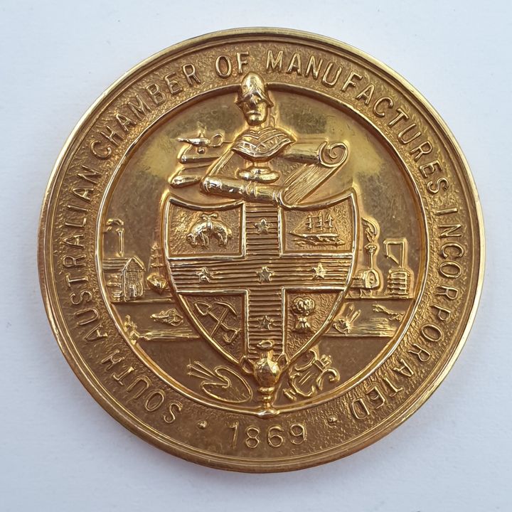 9ct SA Cent. Exhibition Medal