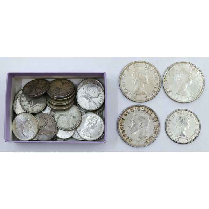 2 Boxes $11.25 Face Canadian Silver Coins