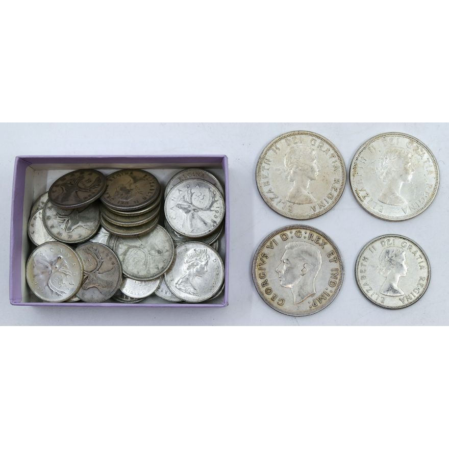 2 Boxes $11.25 Face Canadian Silver Coins