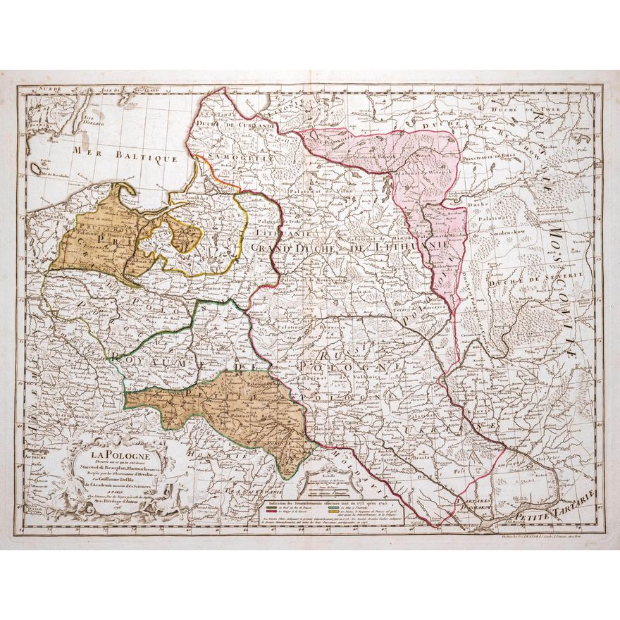 La Pologne dresee sur ce qu'en ont donne Starovolsk, Beauplan, Hartknoch...