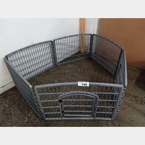 PET PLAYPEN WITH GATE AND EXTENSION SET