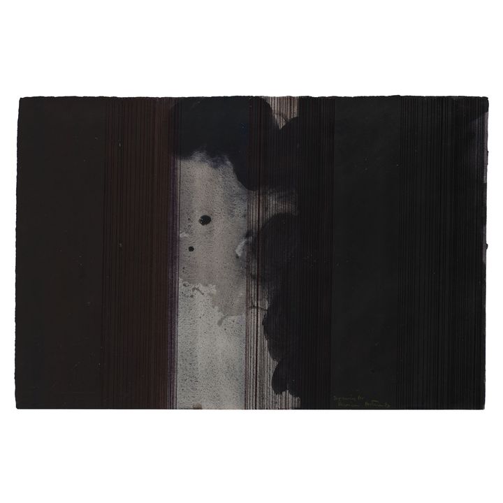 Ralph Hotere 'Drawing for Requiem'
