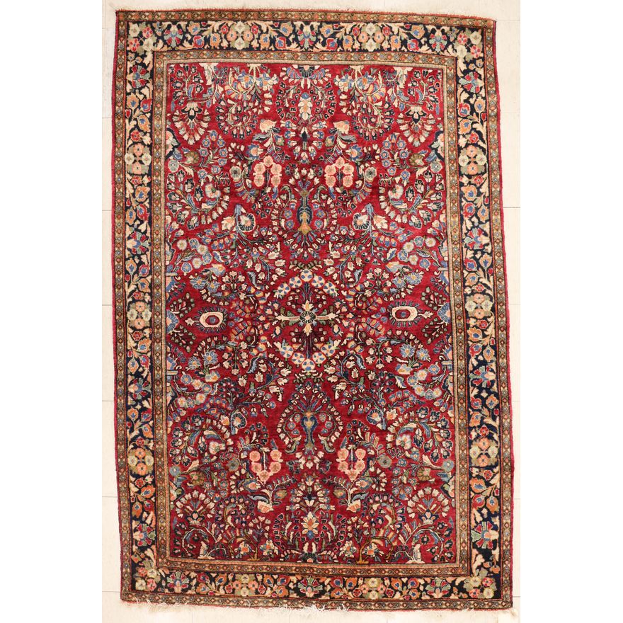 Semi Antique Persian Lillihan Oriental Rug