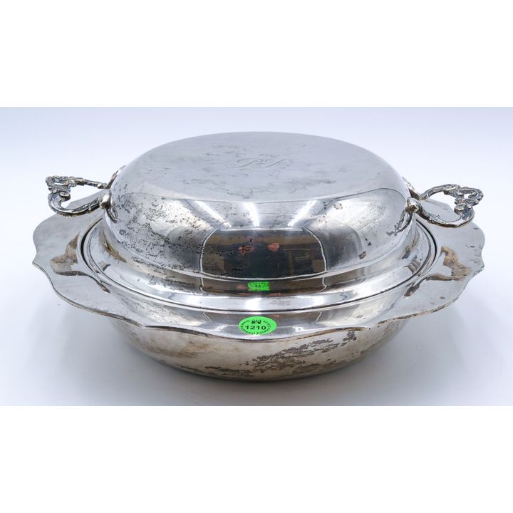 Columbian 900 Silver Covered Server 11'' - 1,055 Grams TW