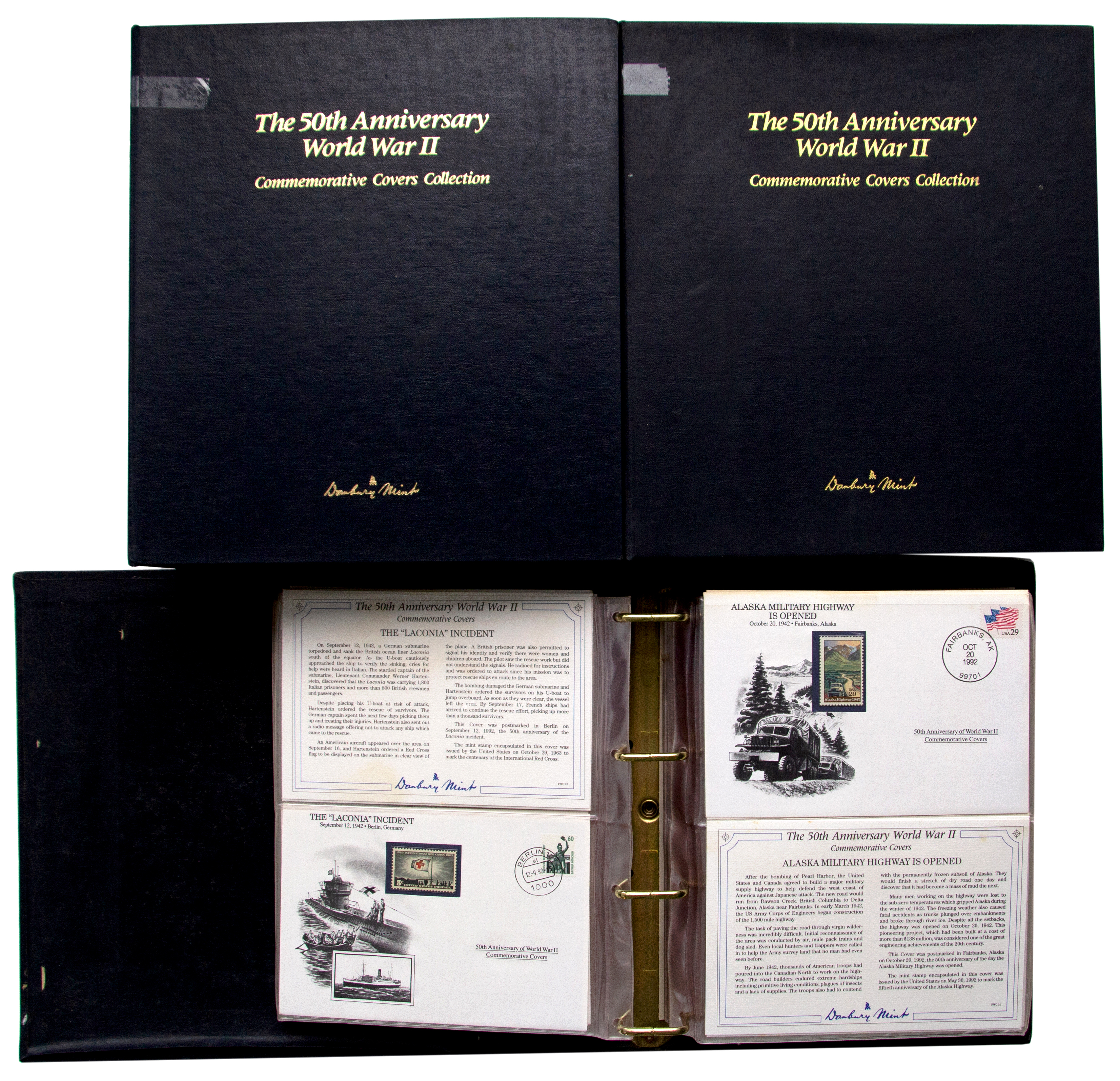 World, 50th Anniversary World War II Commemorative Covers Collection, 1990s, Good