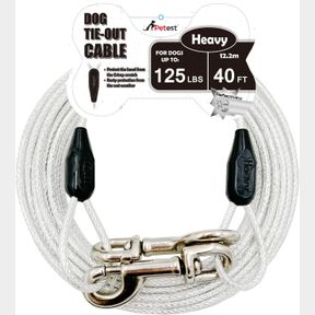 125LBS40FT PETEST 40FT REFLECTIVE TIE-OUT CABLE FOR HEAVY DOGS UP TO 125 POUNDS