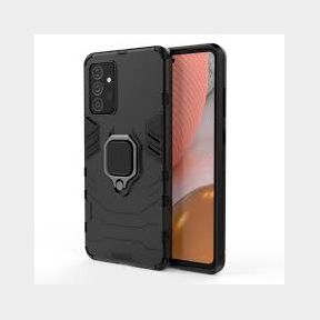 CellTime Galaxy A72 Shockproof Black Panther Magnetic Ring Stand Cover - Black - Samsung Galaxy A72-51748/8417 SN B3 (S3)