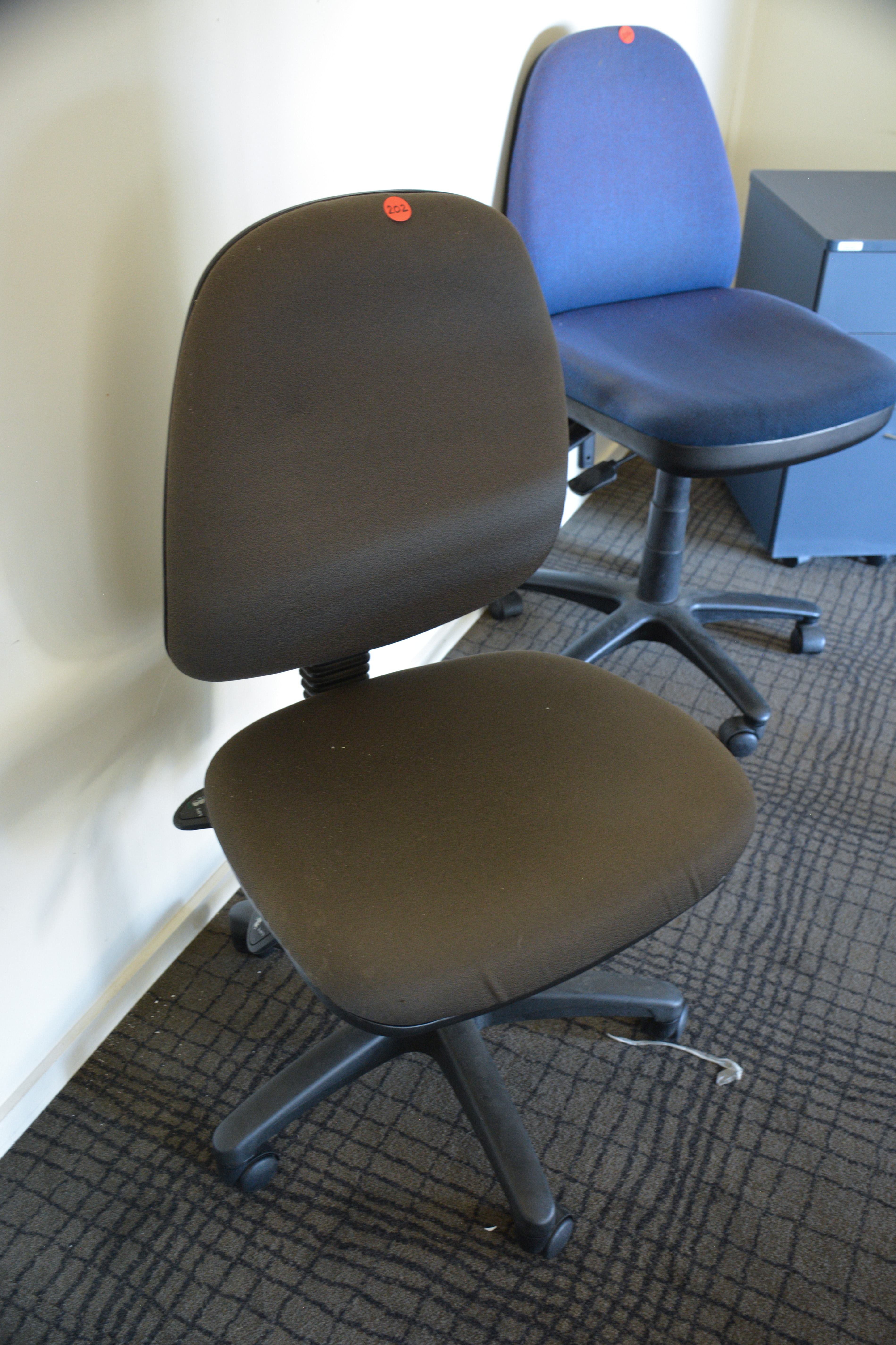 Black Textile Office Chair — sold at auction in New Zealand for $15