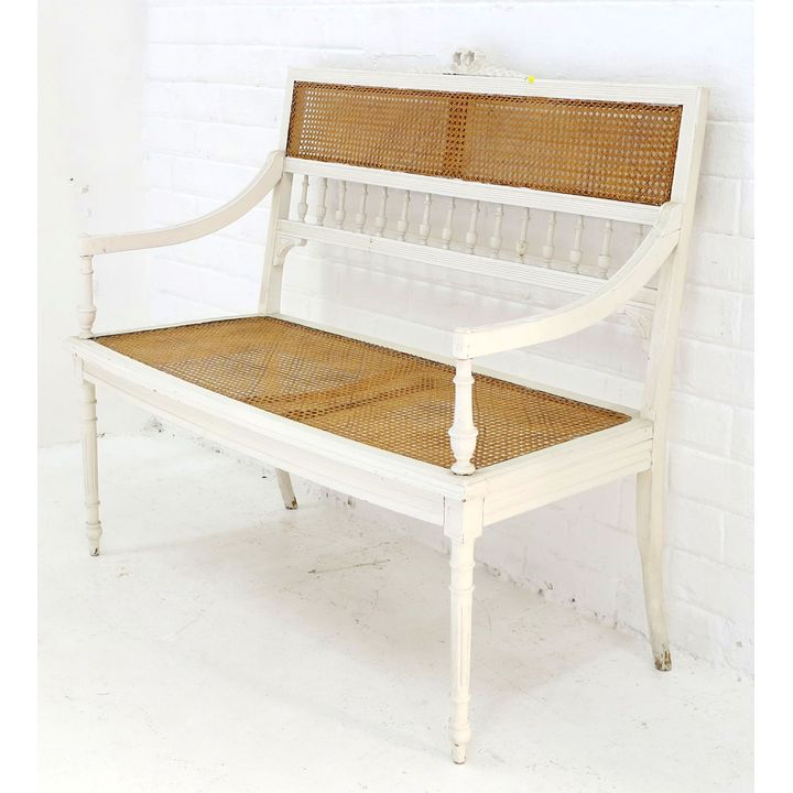 PAINTED SETTEE