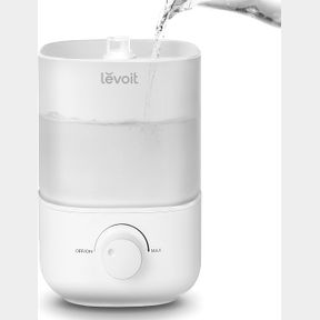 LEVOIT HUMIDIFIERS FOR BEDROOM, 2.5L TOP FILL COOL MIST AIR HUMIDIFIER FOR BABY NURSERY, PLANTS, ULTRASONIC, AUTO SHUT-OFF, BPA FR