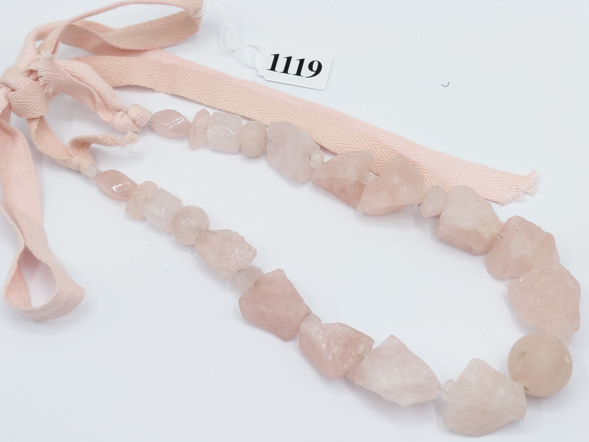 Rose Quartz Crystal Necklace