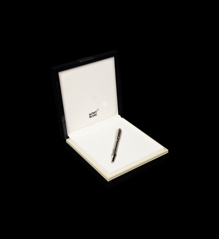 A Montblanc Limited Edition Soulmakers for 100 Years Diamond Mounted Fountain Pen