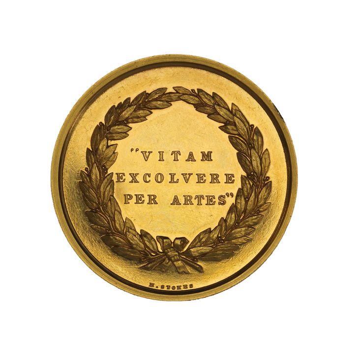 Melbourne International Exhibition Gold Medal, 1880, FDC
