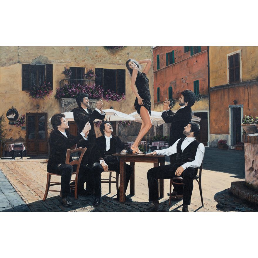 Janusz Kulikowski | Salsa na rynku toskańskim, 2017 r.
