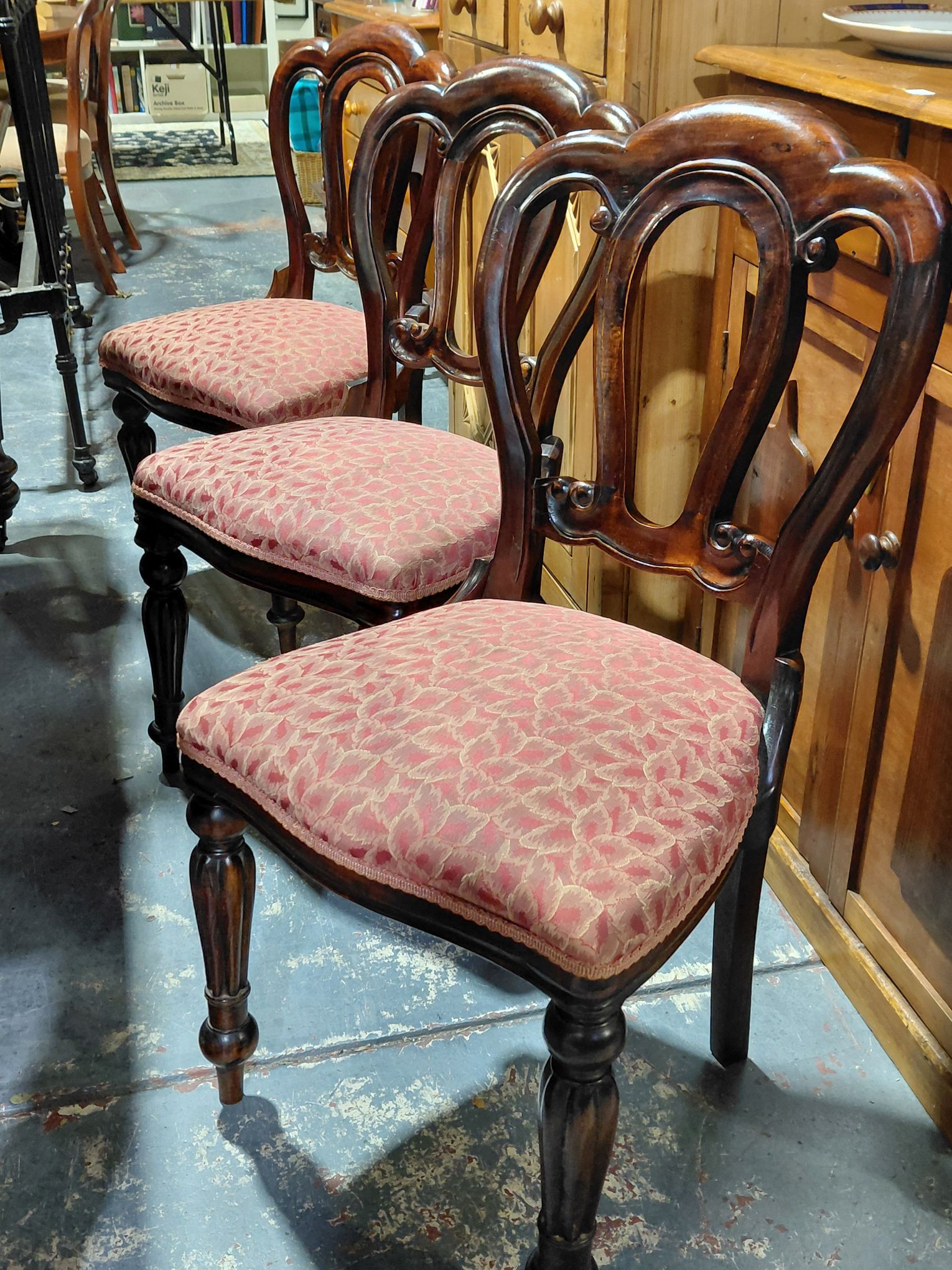 167 · MAHOGANY DINING CHAIRS