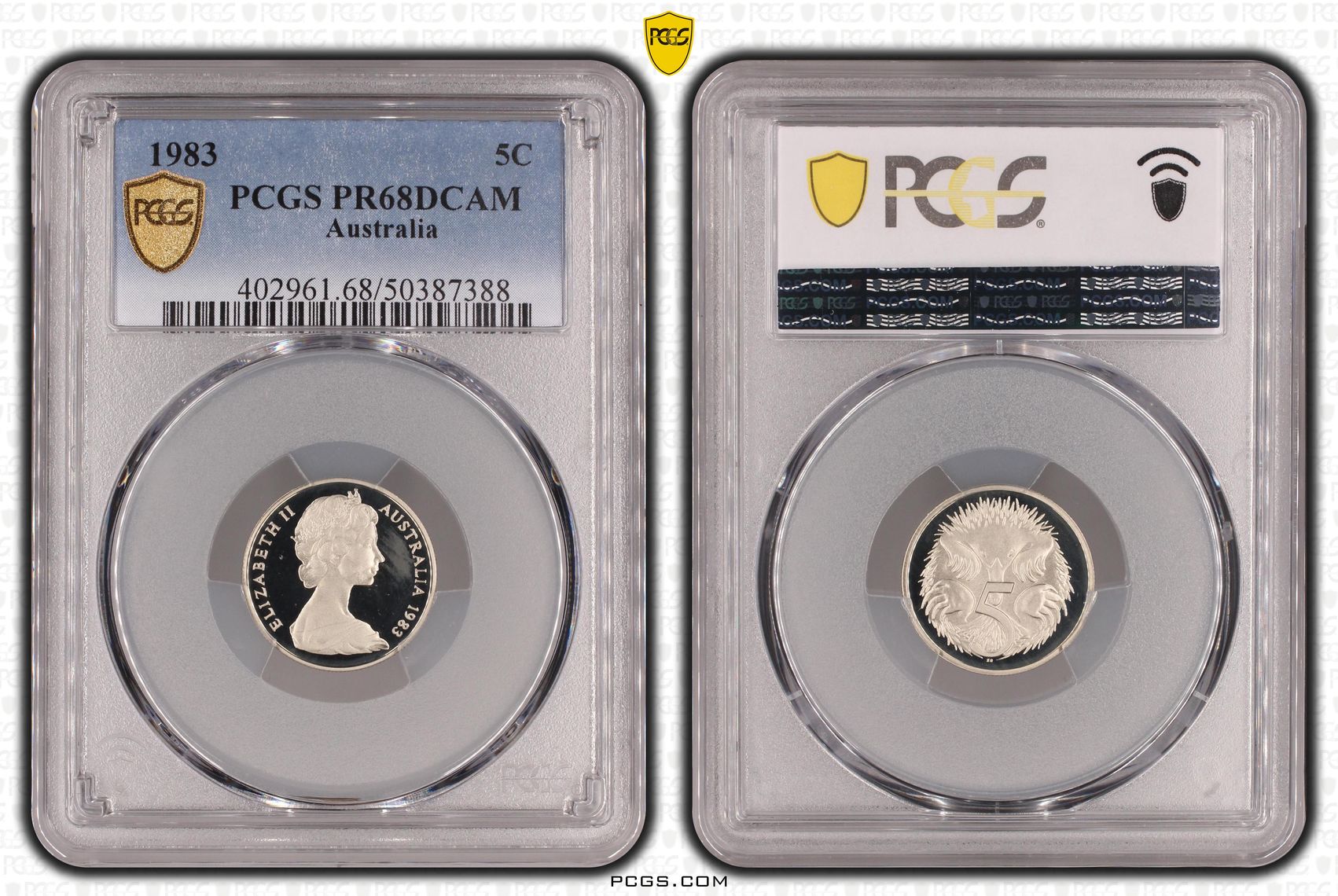 Five Cent, 1983, PCGS PR68DCAM
