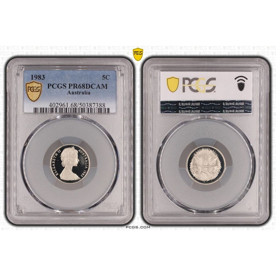 Five Cent, 1983, PCGS PR68DCAM