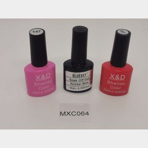 Bluesky gel base + 2 XandD Gel nail colors 10ml - 50670/377