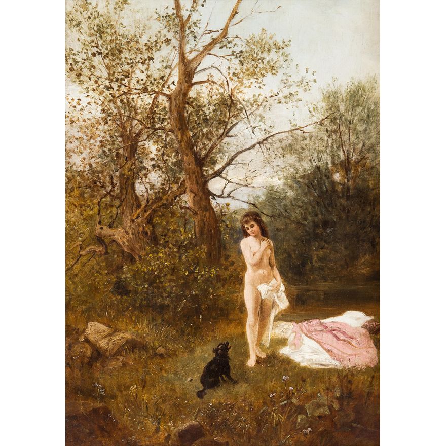 Franciszek Wastkowski | Po kąpieli, 1886 r.