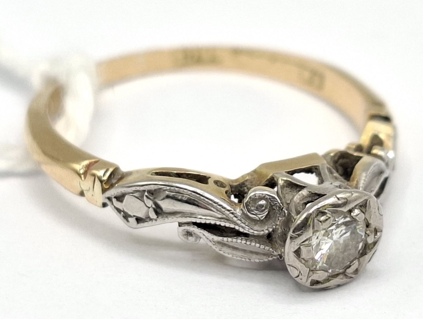 Antique 18ct Diamond Solitaire Ring