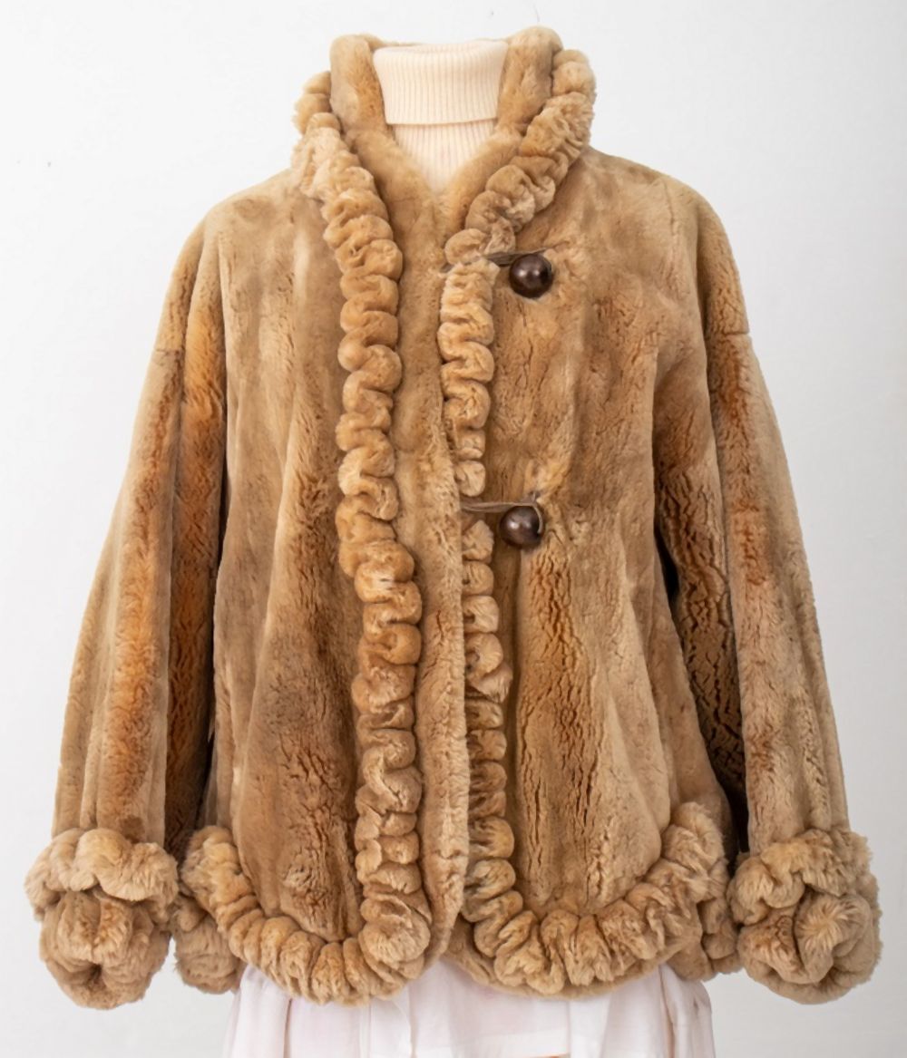 フェンディ FENDI ALTA MODA PRONTA ムートン コート 