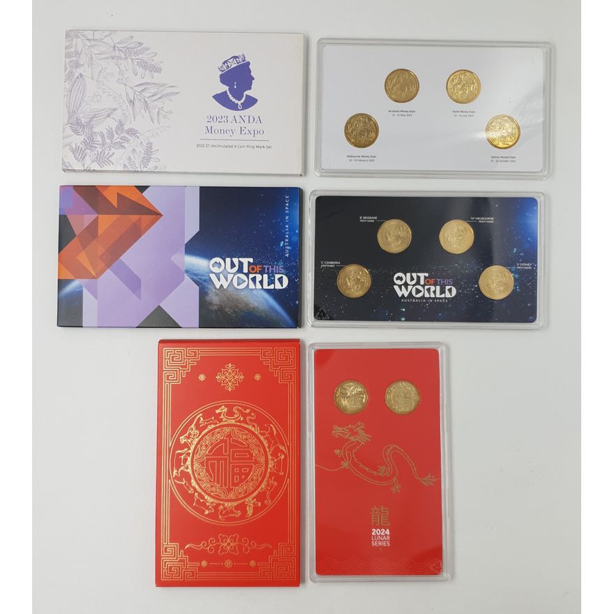 Unc. Coin Sets (x3)