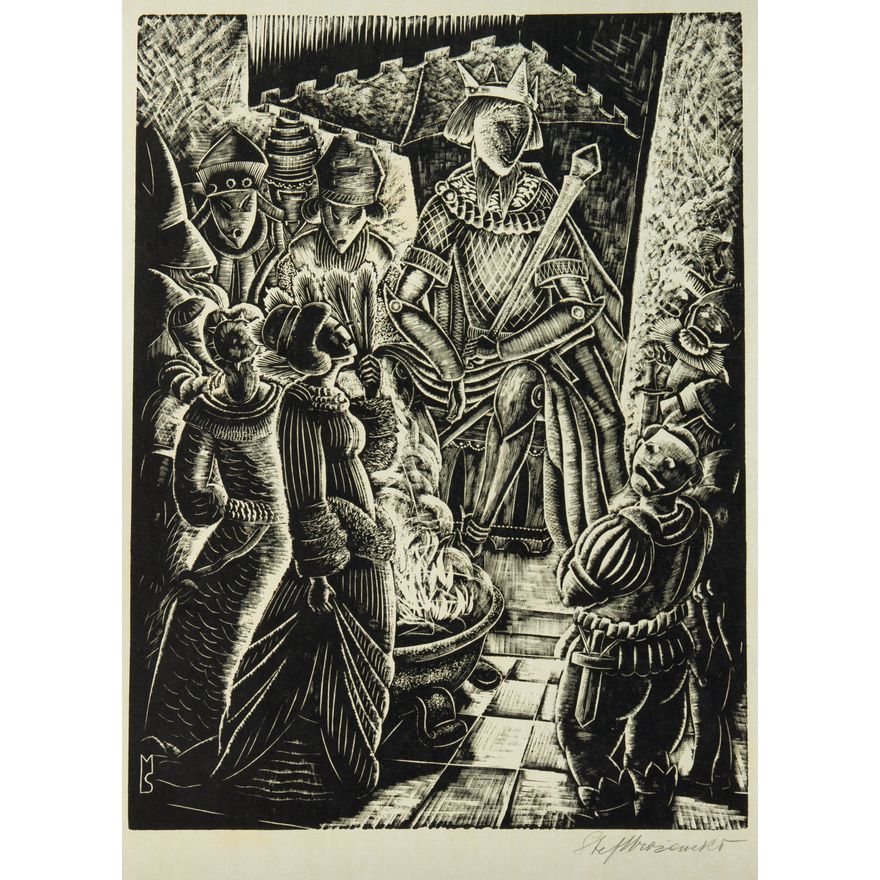 Stefan Mrożewski | Marcel Schwob, Le Roi au masque d' or. Paris, 1929
