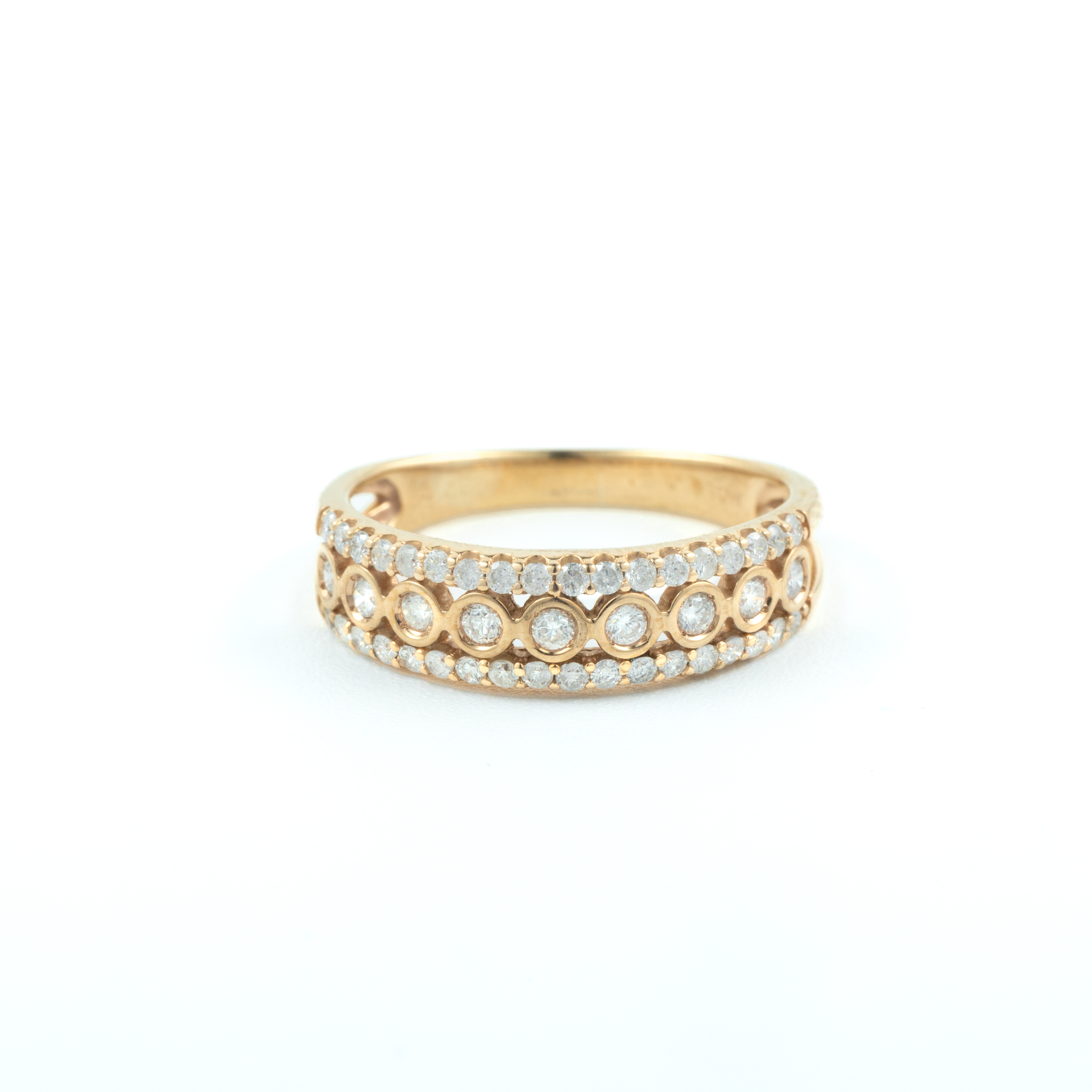 Diamond 9ct Gold Dress Ring,