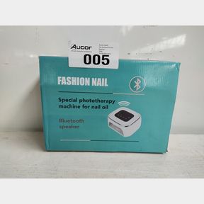 RECHARGEABLE CORDLESS 80W UV NAIL LAMP WITH BLUETOOTH SPEAKER